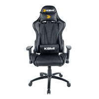 cadeira-gamer-kbm-gaming-storm-cg300-preta-com-almofadas-reclinavel-descanso-de-braco-2d-kgcg300pt - Imagem