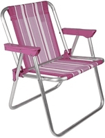 cadeira-infantil-alta-mor-rosa-aluminio - Imagem