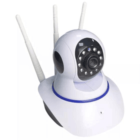 camera-ip-wifi-wireless-sem-fio-hd-3-antenas-robo-visao-noturna-protecao-24-horas-para-casa-escritorio-utimix - Imagem