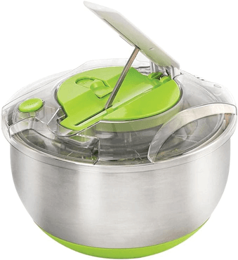 centrifuga-e-secadora-de-saladas-moob-fresh-inoxverde-5-litros - Imagem