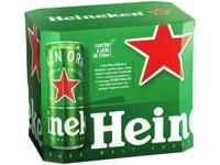 cerveja-heineken-puro-malte-lager-premium-6-unidades-lata-250ml - Imagem