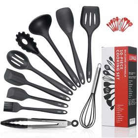 conjunto-kit-utensilios-de-cozinha-silicone-inox-jogo-de-utensilio-10-pecas-lumai-preto - Imagem