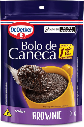 dr-oetker-bolo-de-caneca-sabor-brownie-mistura-pronta-para-massa-rapido-preparo-pronto-em-apenas-1-minuto-e-10-segundos-snacks-ou-lanches-doces-70g - Imagem