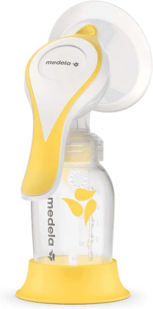 extrator-manual-de-leite-materno-medela-150-ml-amarelobranco - Imagem