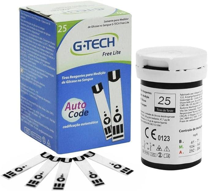 g-tech-tiras-reagentes-lite-caixa-com-25-unidades - Imagem
