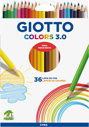 giotto-colors-30-lapis-de-cor-escolar-36-cores - Imagem