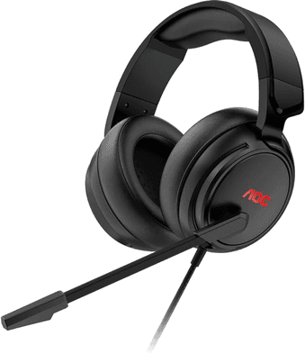 headset-gamer-headphone-fone-de-ouvido-com-microfone-aoc-gh100-driver-50-mm-multiplataforma-led - Imagem