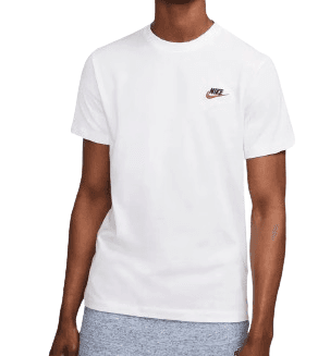 camiseta-nike-sportswear-club-masculina-branco-5dnl - Imagem