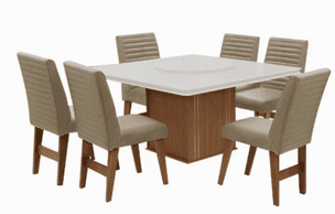 conjunto-de-mesa-para-sala-de-jantar-com-6-cadeiras-creta-tampo-giratorio-amsterda-cedro-off-white-areia - Imagem