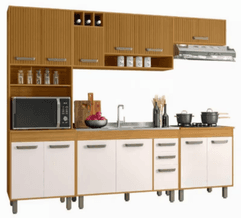 cozinha-compacta-3-pecas-sem-pia-malta-poliman - Imagem