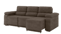 sofa-retratil-210m-3-lugares-fox-marrom - Imagem