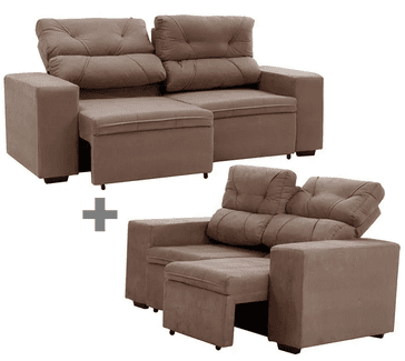 sofa-retratil-reclinavel-2-e-3-lugares-suede-phormatta-evolution-smp - Imagem