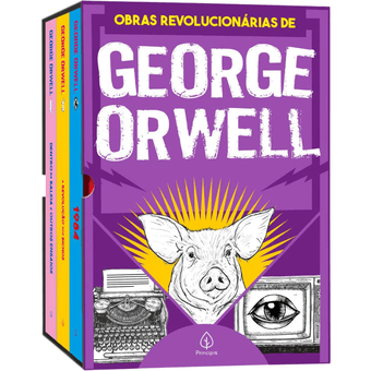 as-obras-revolucionarias-de-george-orwell-box-com-3-livros - Imagem