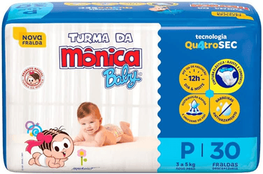 fralda-turma-da-monica-baby-jumbo-30-unidades-turma-da-monica-baby-azul-pequeno - Imagem