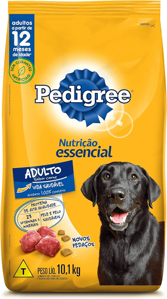 pedigree-racao-nutricao-essencial-carne-para-caes-adultos-101kg - Imagem