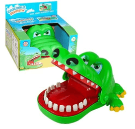 brinquedo-jogo-crocodilo-morde-dedo-dentista-pura-diversao-envio-imediato - Imagem