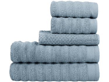 jogo-de-toalhas-de-banho-atlantica-100-algodao-aura-azul-5-pecas - Imagem