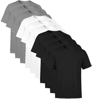 kit-10-camisetas-masculina-ssb-brand-lisa-algodao-301-premium - Imagem