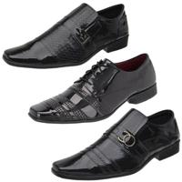 kit-3-pares-sapato-social-masculino-verniz-conforto-moderno-eleganci - Imagem