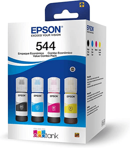 kit-de-garrafas-de-tinta-original-epson-ecotank-t544-magenta-amarelo-ciano-preto - Imagem