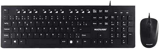 kit-teclado-e-mouse-com-fio-multimidia-conexao-usb-cabo-de-150cm-1200dpi-teclas-chocolate-preto-tc240 - Imagem
