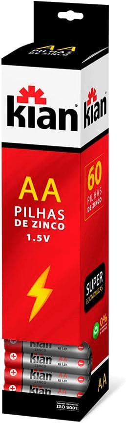 pilha-zinco-aa-box-c60-kian - Imagem