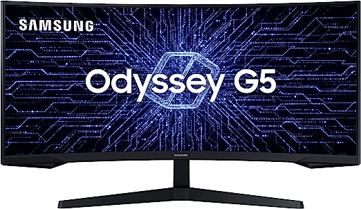 samsung-c34g55twwl-odyssey-34-monitor-gamer-curvo-wqhd-165hz-1ms-tela-ultrawide-hdmi-display-port-freesync-premium-preto-serie-g5 - Imagem