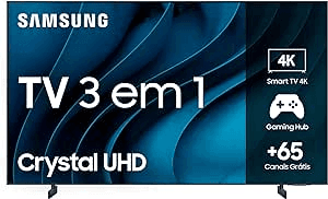 samsung-smart-tv-crystal-70-4k-uhd-cu8000-painel-dynamic-crystal-color-samsung-gaming-hub-design-airslim-tela-sem-limites-alexa-built-in - Imagem