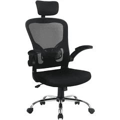 cadeira-de-ergonomica-escritoriopreto - Imagem