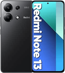 smartphone-xiaomi-redmi-note-13-8256g-global-version-powerful-snapdragon-performance-120hz-fhd-amoled-display-33w-fast-charging-with-5000mah-battery-black - Imagem