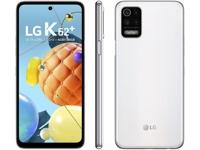 smartphone-lg-k62-128gb-4gb-ram-4g-camera-quadrupla-selfie-28mp-processador-octa-core-tela-de-659-android-branco - Imagem