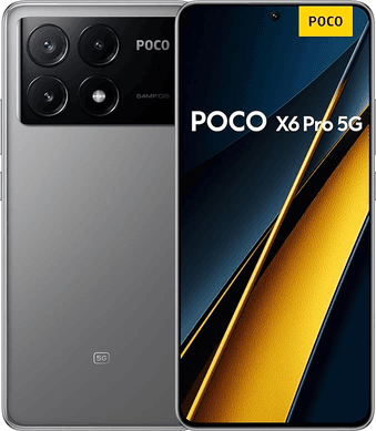 smartphone-xiaomi-poco-x6-pro-5g-8gb256gb-global-version-nfc-dimensity-8300-ultra-64mp-triple-camera-67w-120hz-amoled-grey - Imagem