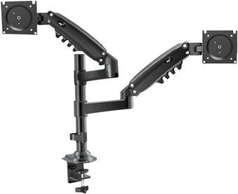 suporte-ergonomico-tipo-torre-multiarticulado-de-mesa-com-pistao-a-gas-para-2-monitores-de-17-a-27-alto-padrao-fh160n-elg - Imagem