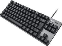 teclado-mecanico-com-fio-logitech-k835-tkl-com-estrutura-de-aluminio-e-switch-red-linear - Imagem