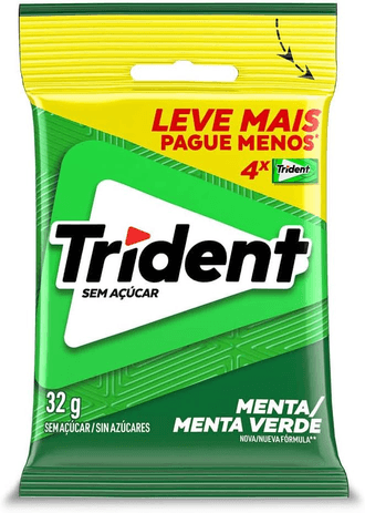 trident-chiclete-menta-bag-com-4-unidades - Imagem