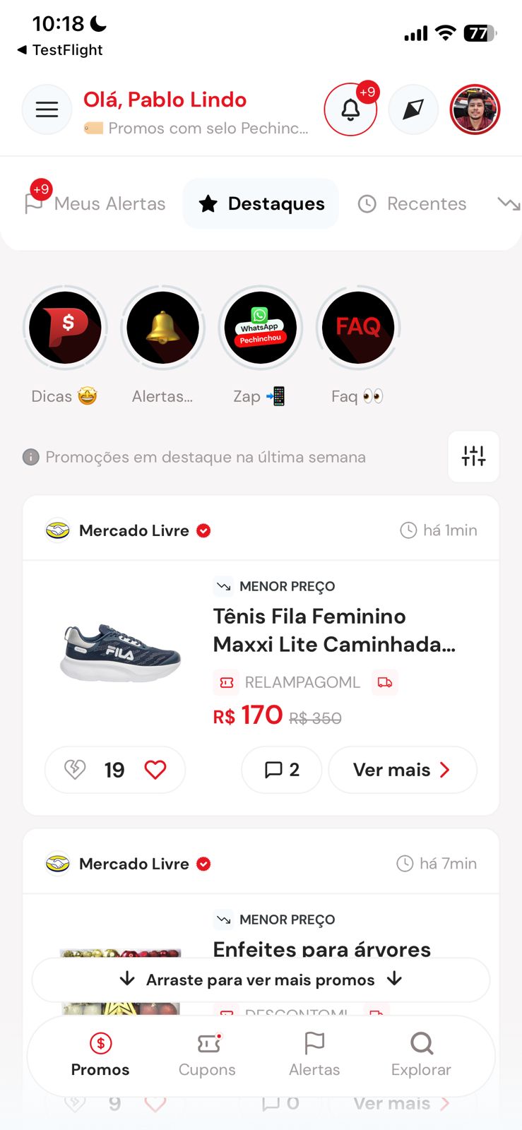 App Pechinchou